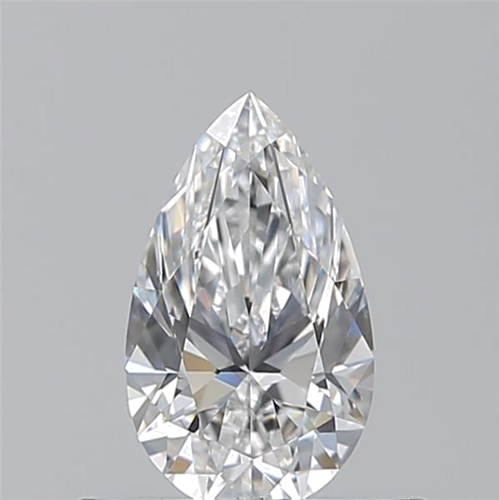 0.5 carat D-VVS1 Natūralus Pear Deimantas (1)
