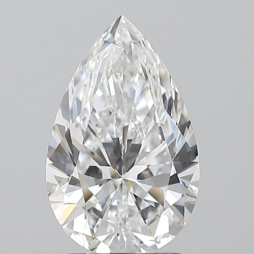 2.03 carat D-VVS1 Natūralus Pear Deimantas (1)