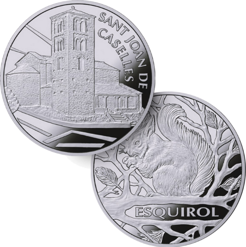 2022 Андорра Белка и св. Церковь Иоанна монета 1,25 евро (1)