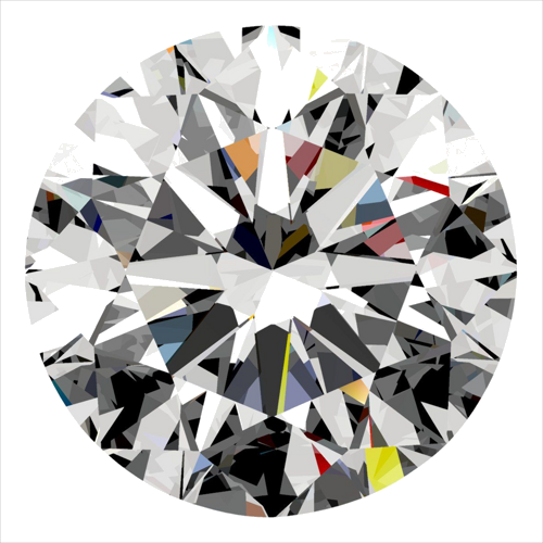 0.3 carat D-VS1 Excellent cut Natūralus Round Deimantas (1)