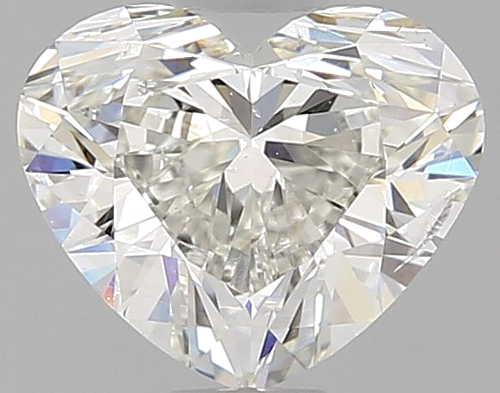 0.86 carat I-SI1 Natūralus Heart Deimantas (1)
