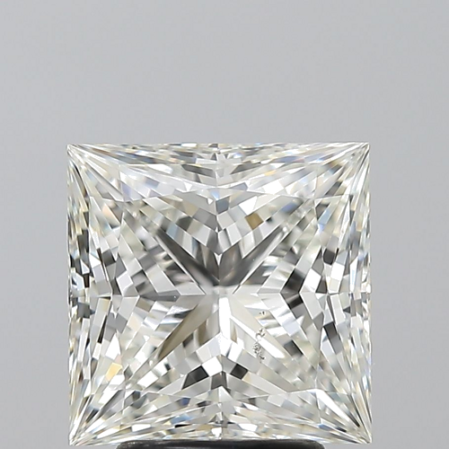 3.51 carat I-SI1 Natūralus Princess Deimantas (1)