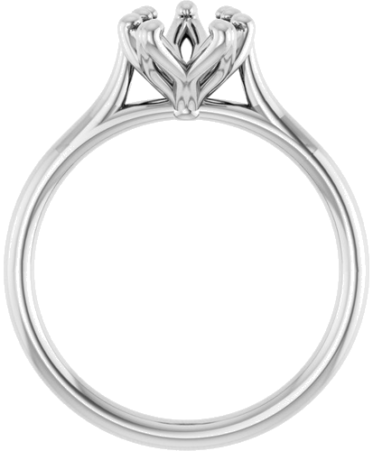 Sužadėtuvių Žiedas „Cathedral-Style Solitaire“ 14k white gold Pear 9mm x 6mm (2)