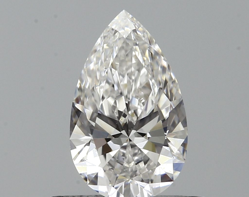 0.5 carat F-VVS2 Natūralus Pear Deimantas (1)