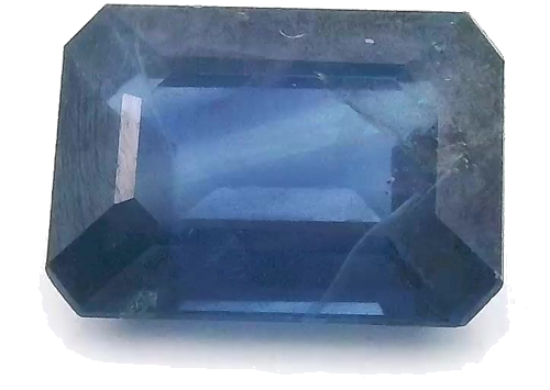 1.08 carat BLUE STEP cut Octagonal Safyras (1)