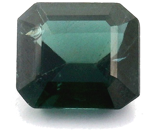 1.15 carat BLUE STEP cut Octagonal Safyras (1)