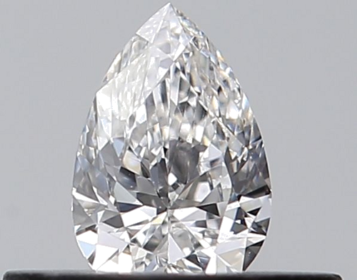 0.25 carat E-VVS1 Natūralus Pear Deimantas (1)