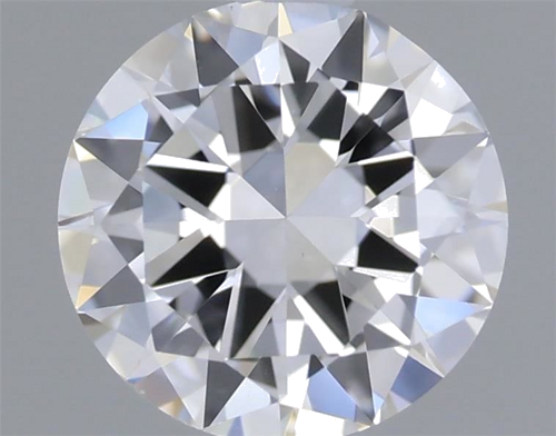 0.6 carat F-VVS2 Very Good cut Natūralus Round Deimantas (1)