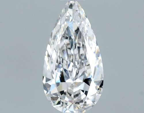 0.5 carat F-VS1 Natūralus Pear Deimantas (1)