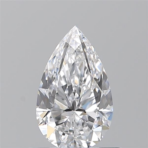 0.7 carat D-VS1 Natūralus Pear Deimantas (1)