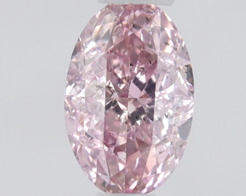 0.15 carat Fancy Intense Pink-SI2 Natūralus Oval Deimantas (1)