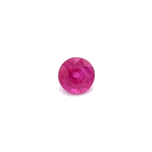 0.83 carat RED BRILLIANTSTEP cut Round Rubinas (1)