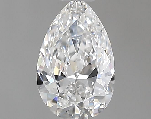 0.4 carat D-VVS1 Natūralus Pear Deimantas (1)
