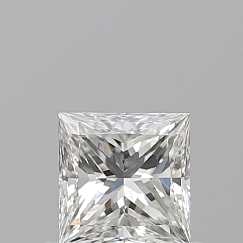 0.6 carat I-VVS2 Natūralus Princess Deimantas (1)