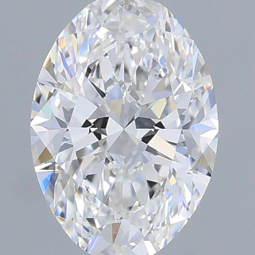 0.54 carat E-VVS2 Natūralus Oval Deimantas (1)