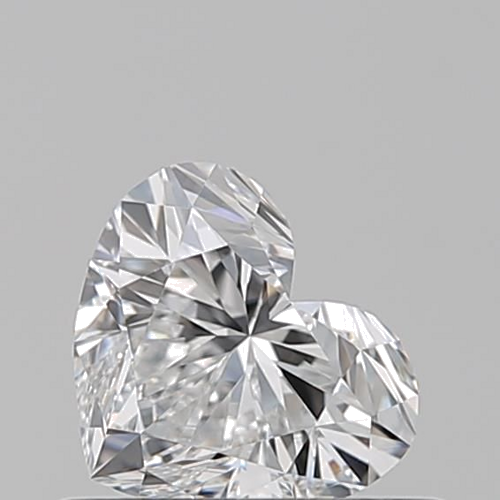 0.51 carat D-VVS2 Natūralus Heart Deimantas (1)