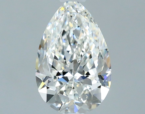 0.72 carat G-VVS1 Natūralus Pear Deimantas (1)