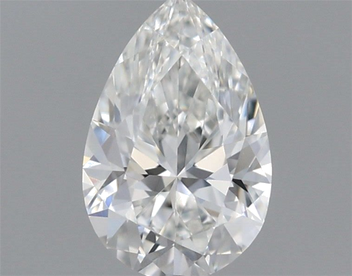 0.5 carat G-VVS2 Natūralus Pear Deimantas (1)