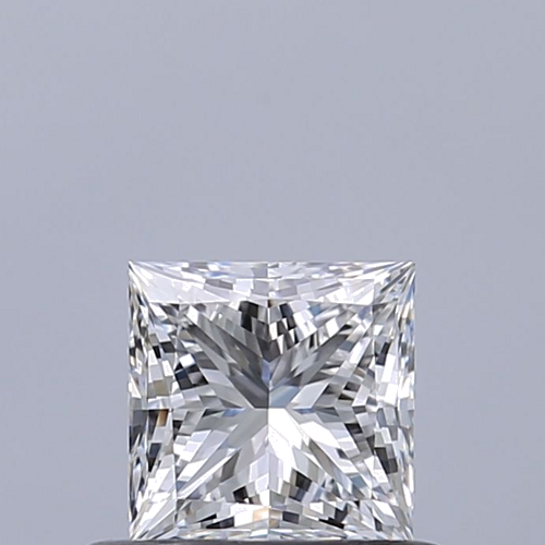 0.54 carat D-VVS2 Natūralus Princess Deimantas (1)