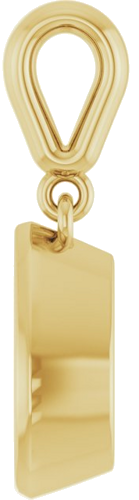 Pakabukas „Bezel-Set Charm“ 14k yellow gold Pear 9mm x 6mm (3)
