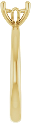 Sužadėtuvių Žiedas 14k yellow gold Square 5mm (4)
