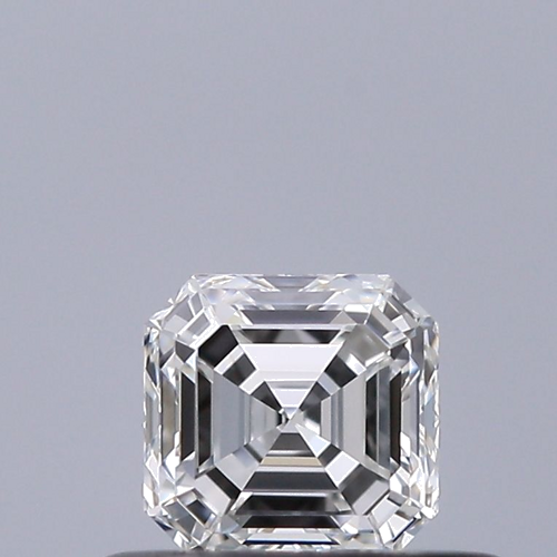 0.37 carat F-VVS2 Natūralus Asscher Deimantas (1)