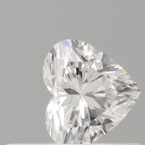 0.32 carat E-VVS2 Natūralus Heart Deimantas (1)