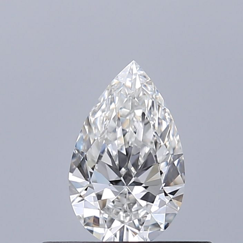 0.31 carat F-VVS1 Natūralus Pear Deimantas (1)