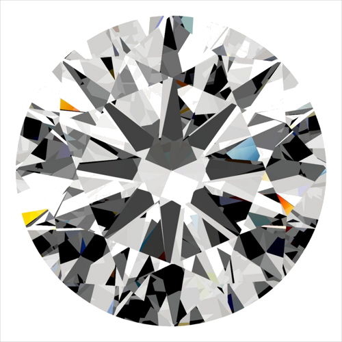 0.3 carat D-VVS2 Very Good cut Natūralus Round Deimantas (1)