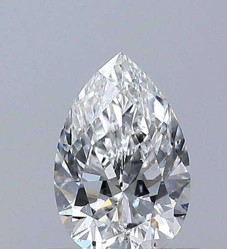 0.5 carat G-SI2 Natūralus Pear Deimantas (1)