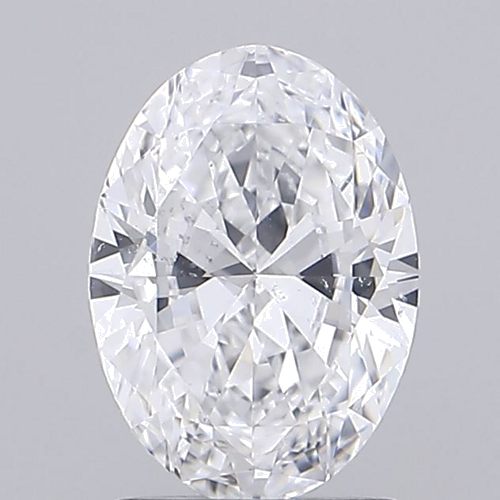 1.0 carat D-SI1 Natūralus Oval Deimantas (1)
