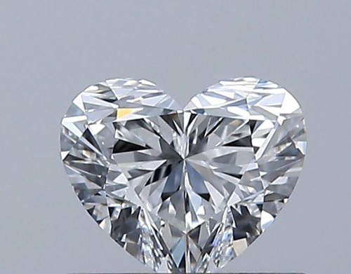 0.5 carat F-VVS1 Natūralus Heart Deimantas (1)