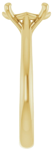 Sužadėtuvių Žiedas „Solitaire“ 750 Geltonojo Aukso Oval 9mm x 7mm (4)