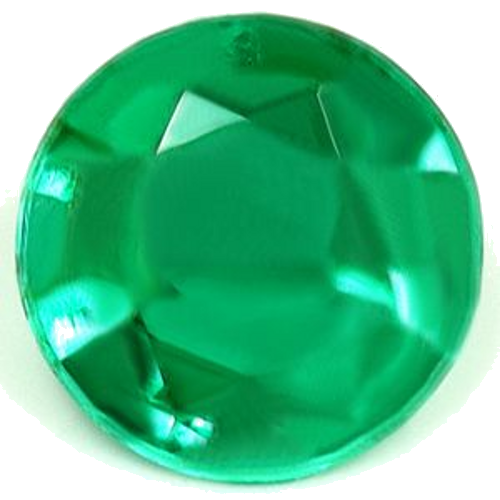 0.48 carat GREEN Round Smaragdas (1)