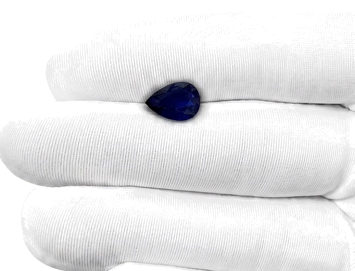 0.57 carat BLUE Pear Safyras (1)
