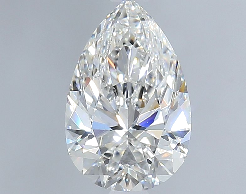 1.09 carat F-SI1 Natūralus Pear Deimantas (1)