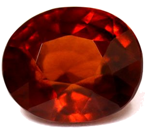 9.11 carat ORANGE Oval Garnet (1)