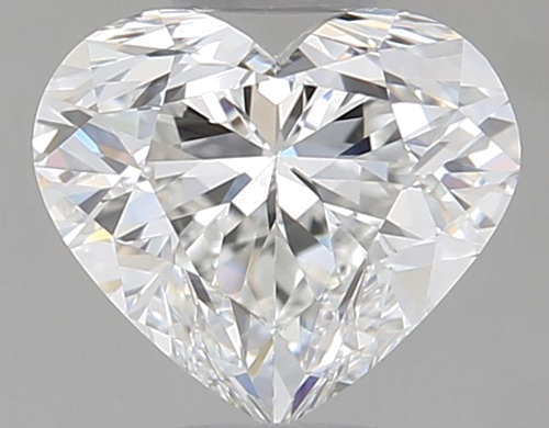 0.68 carat F-VS2 Natūralus Heart Deimantas (1)