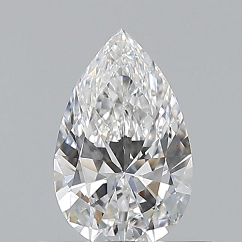 0.5 carat D-VS2 Natūralus Pear Deimantas (1)