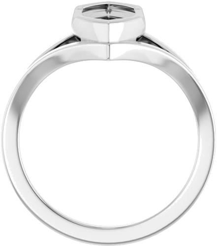 Sužadėtuvių Žiedas „Half Bezel Solitaire“ 925 Sidabro Marquise 12.5mm x 6.5mm (2)