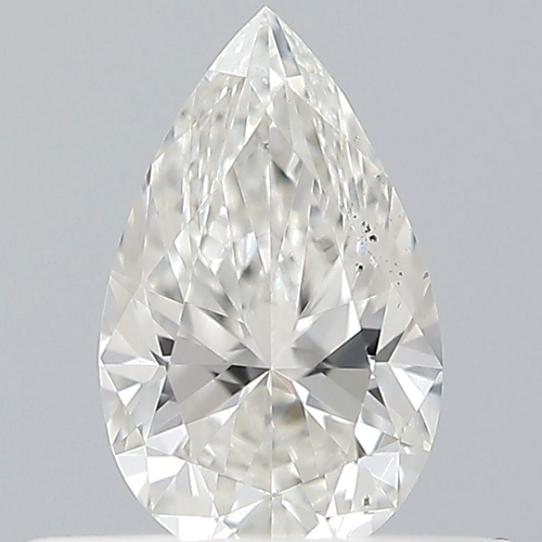 0.3 carat G-SI1 Natūralus Pear Deimantas (1)