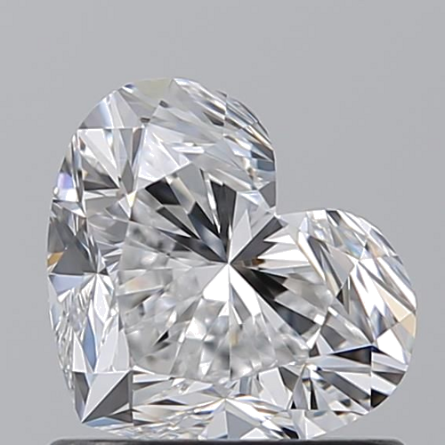 0.9 carat D-VVS1 Natūralus Heart Deimantas (1)
