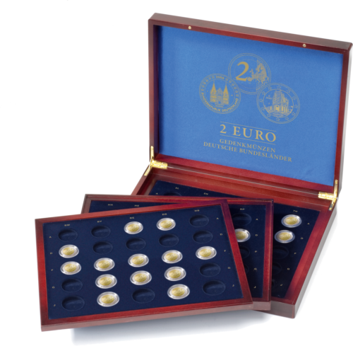 Кутия Volterra Trio de Luxe за 2-еврови монети на Германия в капсули (1)