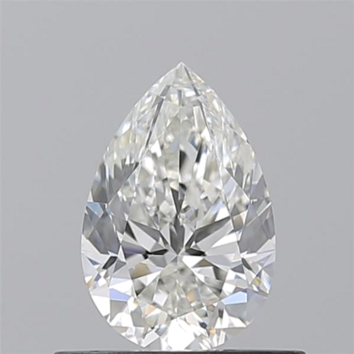0.57 carat H-VVS1 Natūralus Pear Deimantas (1)