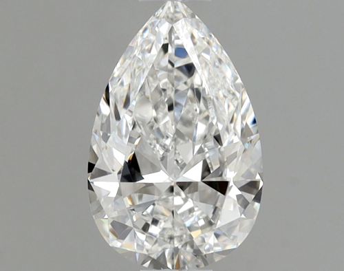 0.5 carat F-IF Natūralus Pear Deimantas (1)