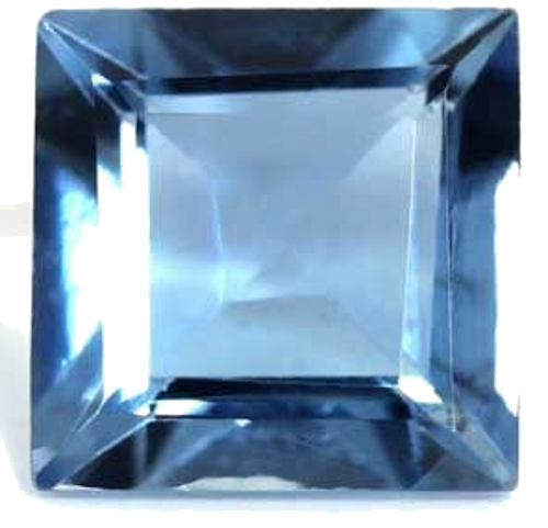 0.54 carat BLUE Square Aquamarine (1)