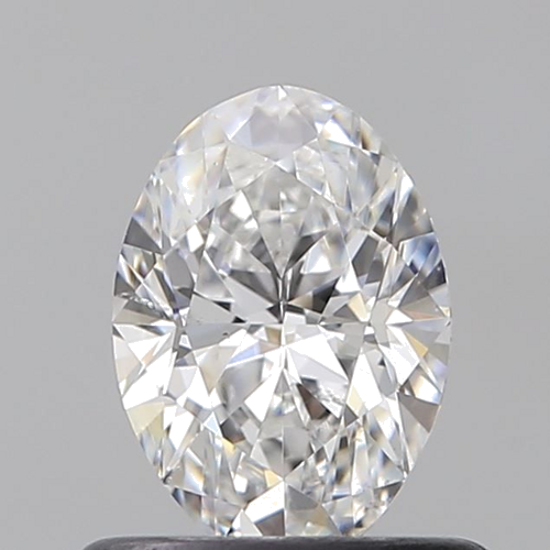 0.59 carat E-SI1 Natūralus Oval Deimantas (1)