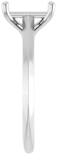 Sužadėtuvių Žiedas „Solitaire“ 585 Baltojo Aukso Emerald 8mm x 6mm (4)