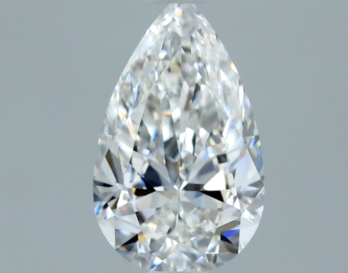 0.5 carat F-VS2 Natūralus Pear Deimantas (1)