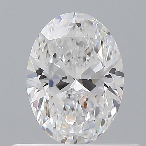 0.48 carat D-VVS2 Natūralus Oval Deimantas (1)